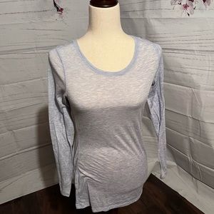 Express blue long sleeve shirt